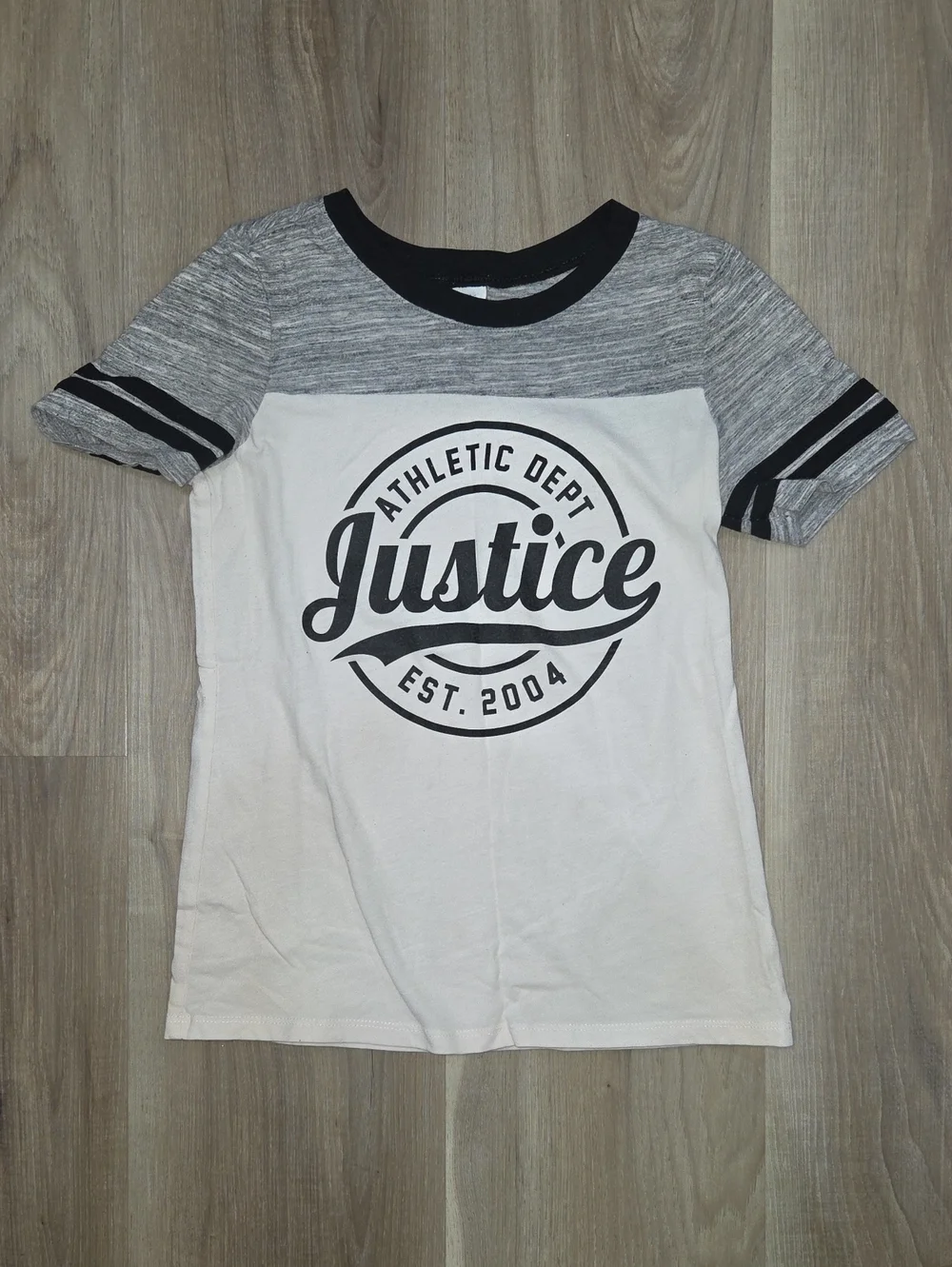 •Justice• Little Girls Short Sleeve Sporty Tee